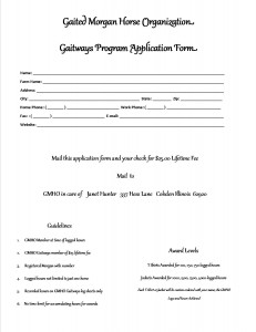 Gaitways application form